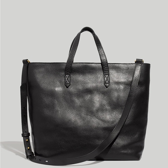 Madewell Black Transport Tote